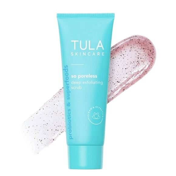 TULA Skincare So Poreless Deep Exfoliating Scrub Face Wash 2.89oz. Full Sized - Picture 1 of 8
